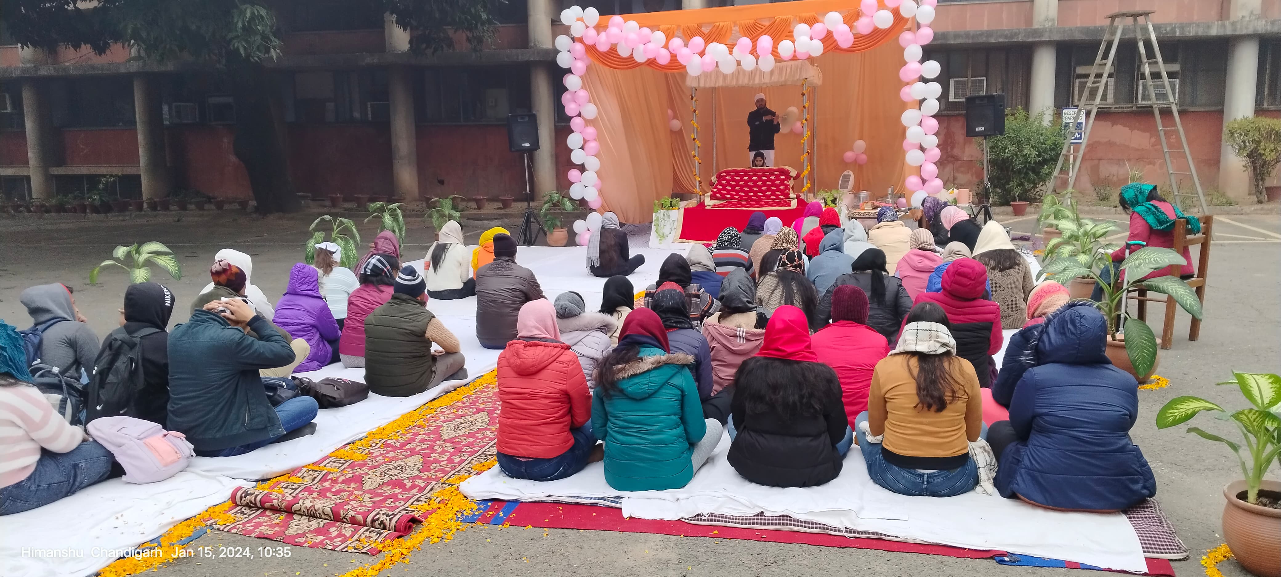 UIPS Panjab University, Chandigarh organised SHRI SUKHMANI SAHIB PAATH